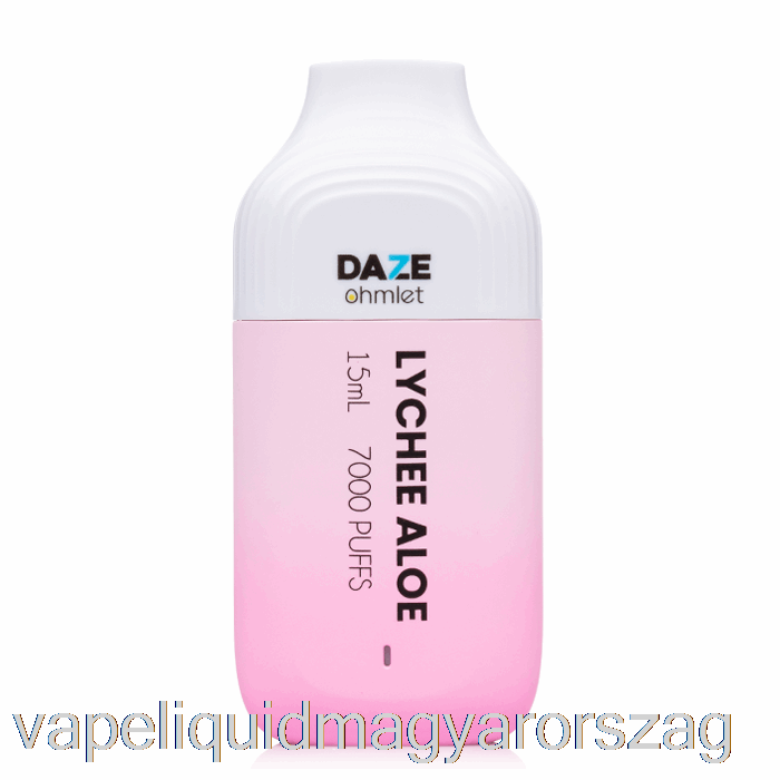 7 Daze Ohmlet 7000 Eldobható Licsi Aloe Vape Folyadék